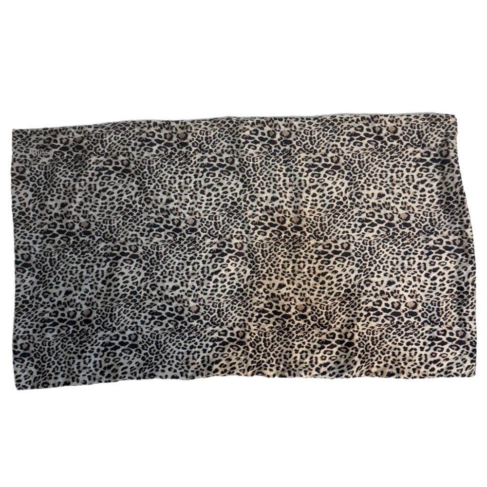 Blissy Silk Leopard Animal Print King Size Pillowcase Mob Wife Quiet Luxury